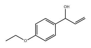 Benzenemethanol, α-ethenyl-4-ethoxy- 구조식 이미지