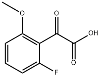 2-(2-fluoro-6-methoxyphenyl)-2-oxoacetic acid Structure