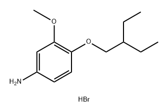 m-Anisidine, 4-(2-ethylbutoxy)-, hydrobromide 구조식 이미지