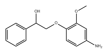 2-<4-Amino-2-methoxy-phenoxy>-1-phenyl-aethanol-(1) Structure