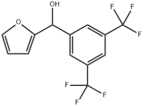 (3,5-bis(trifluoromethyl)phenyl)(furan-2-yl)methanol Structure