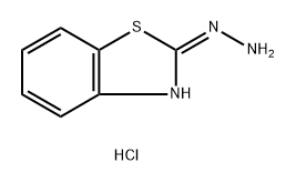 Benzothiazole, 2-hydrazinyl-, hydrochloride (1:1) Structure