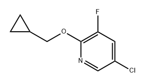 5-Chloro-2-(cyclopropylmethoxy)-3-fluoropyridine 구조식 이미지