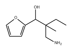 2-(Aminomethyl)-1-(furan-2-yl)-2-methylbutan-1-ol Structure