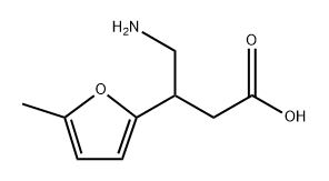 4-Amino-3-(5-methylfuran-2-yl)butanoic acid Structure