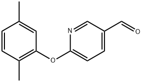 6-(2,5-dimethylphenoxy)nicotinaldehyde 구조식 이미지