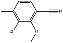 3-Chloro-2-methoxy-4-methylbenzonitrile Structure