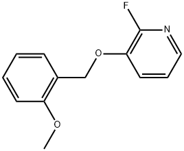 2-Fluoro-3-[(2-methoxyphenyl)methoxy]pyridine Structure