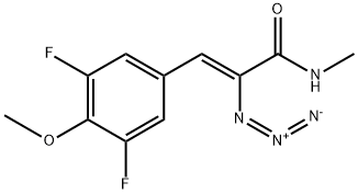 (Z)-2-azido-3-(3,5-difluoro-4-methoxyphenyl)-N-methylacrylamide Structure
