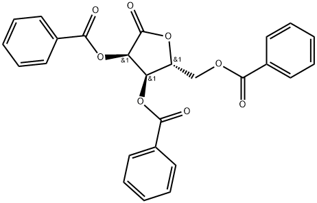 D-Ribonic acid, γ-lactone, 2,3,5-tribenzoate Structure