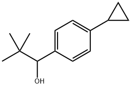 1-(4-cyclopropylphenyl)-2,2-dimethylpropan-1-ol Structure