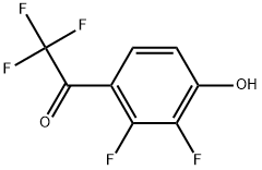 1-(2,3-Difluoro-4-hydroxyphenyl)-2,2,2-trifluoroethanone Structure