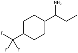 Cyclohexanemethanamine, α-ethyl-4-(trifluoromethyl)- Structure