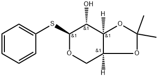 (3aS,6S,7R,7aR)-2,2-Dimethyl-6-(phenylthio)tetrahydro-3aH-[1,3]dioxolo[4,5-c]pyran-7-ol Structure