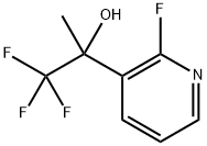 1,1,1-trifluoro-2-(2-fluoropyridin-3-yl)propan-2-ol Structure