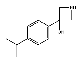 3-(4-Isopropylphenyl)azetidin-3-ol Structure