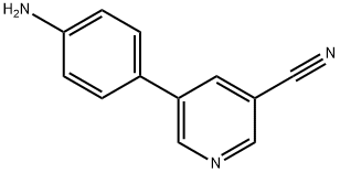 5-(4-aminophenyl)nicotinonitrile Structure