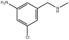 3-chloro-5-((methylamino)methyl)aniline 구조식 이미지