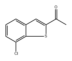 1-(7-chloro-1-benzothiophen-2-yl)ethan-1-one Structure