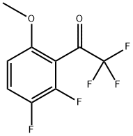 1-(2,3-Difluoro-6-methoxyphenyl)-2,2,2-trifluoroethanone Structure