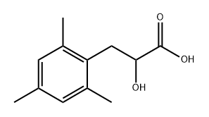 Benzenepropanoic acid, α-hydroxy-2,4,6-trimethyl- Structure