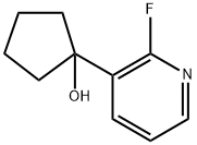 1-(2-fluoropyridin-3-yl)cyclopentanol Structure