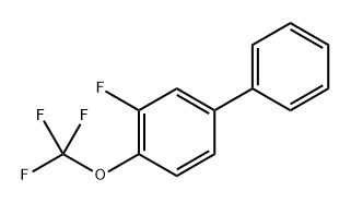 3-Fluoro-4-(trifluoromethoxy)biphenyl 구조식 이미지