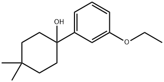 1-(3-ethoxyphenyl)-4,4-dimethylcyclohexanol 구조식 이미지