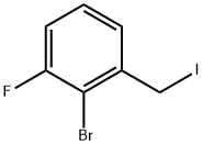 2-Bromo-1-fluoro-3-(iodomethyl)benzene Structure