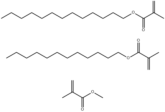 2-Propenoic acid, 2-methyl-, dodecyl ester, polymer with methyl 2-methyl-2-propenoate and tridecyl 2-methyl-2-propenoate Structure