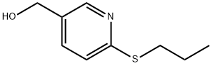 6-(Propylthio)-3-pyridinemethanol Structure