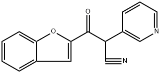 3-(1-benzofuran-2-yl)-3-oxo-2-(pyridin-3-yl)propanenitrile Structure