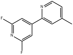 2',6'-Difluoro-4-methyl-2,4'-bipyridine Structure