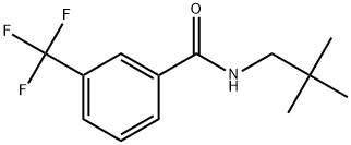 N-(2,2-Dimethylpropyl)-3-(trifluoromethyl)benzamide Structure