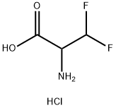 2-amino-3,3-difluoropropanoic acid hcl Structure