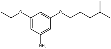 3-Ethoxy-5-[(4-methylpentyl)oxy]benzenamine Structure