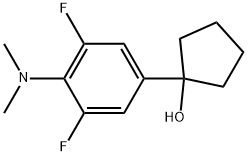 1-(4-(dimethylamino)-3,5-difluorophenyl)cyclopentanol Structure