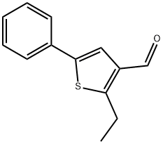 2-Ethyl-5-phenyl-3-thiophenecarboxaldehyde Structure