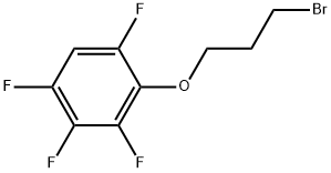 2-(3-Bromopropoxy)-1,3,4,5-tetrafluorobenzene Structure