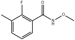 2-Fluoro-N-methoxy-3-methylbenzamide Structure