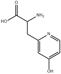 α-Amino-4-hydroxy-2-pyridinepropanoic acid Structure