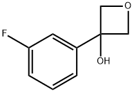 3-(3-fluorophenyl)oxetan-3-ol Structure