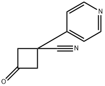 3-Oxo-1-pyridin-4-yl-cyclobutanecarbonitrile Structure