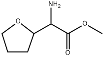 2-Furanacetic acid, α-aminotetrahydro-, methyl ester 구조식 이미지