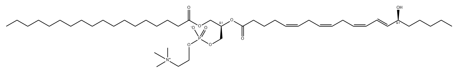 1-Stearoyl-2-15(S)-HETE-sn-glycero-3-PC Structure