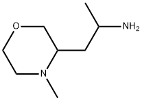 3-Morpholineethanamine, α,4-dimethyl- 구조식 이미지