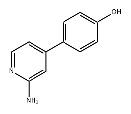 4-(2-Aminopyridin-4-yl)phenol Structure