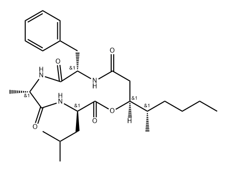 Beauveriolide I Structure