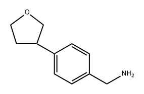 4-(Tetrahydro-3-furanyl)benzenemethanamine Structure