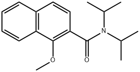 1-Methoxy-N,N-bis(1-methylethyl)-2-naphthalenecarboxamide Structure